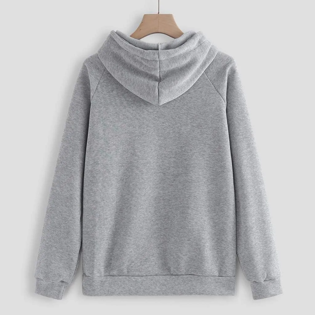 2 Piece Outfits for Women, Womens Sweatshirts Oversized Hoodie Long Sleeve Pullover Tracksuit Jogger Sweatpants with Pockets