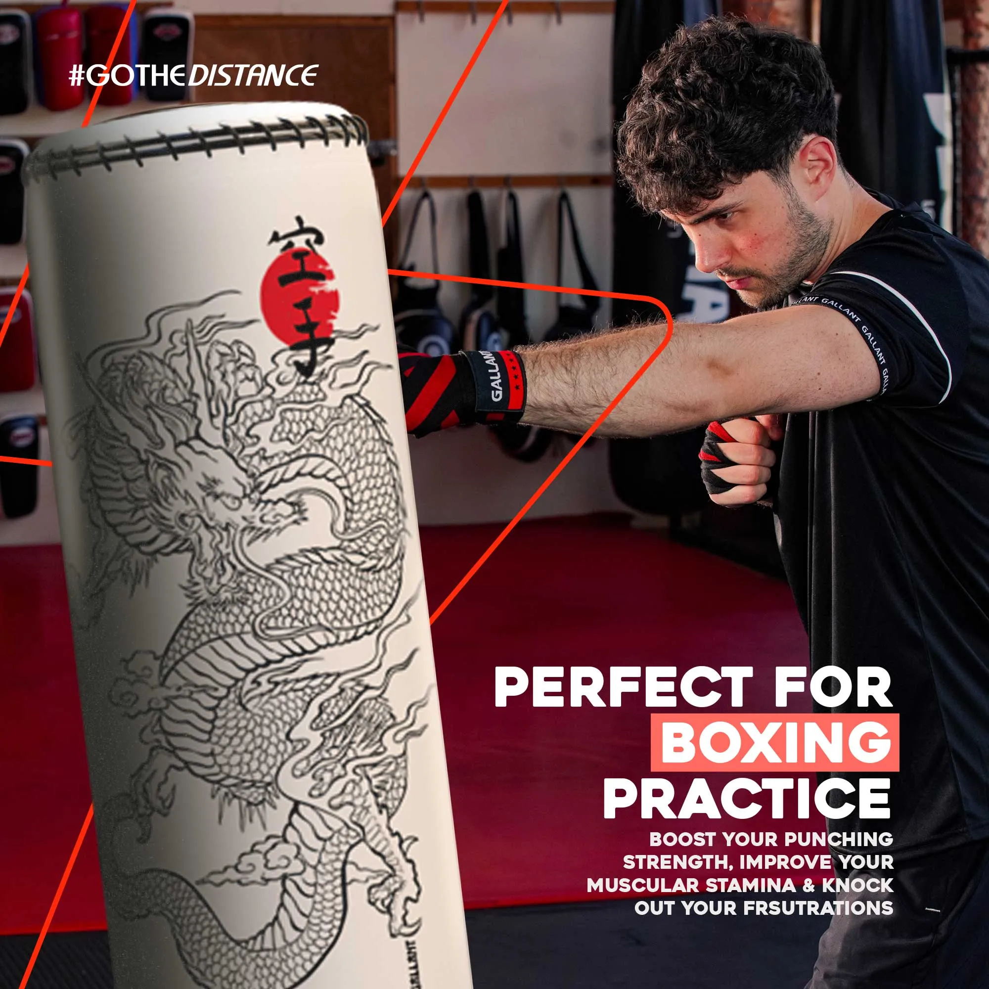 5.5ft Heritage Oriental Dragon Free-Standing Punchbag