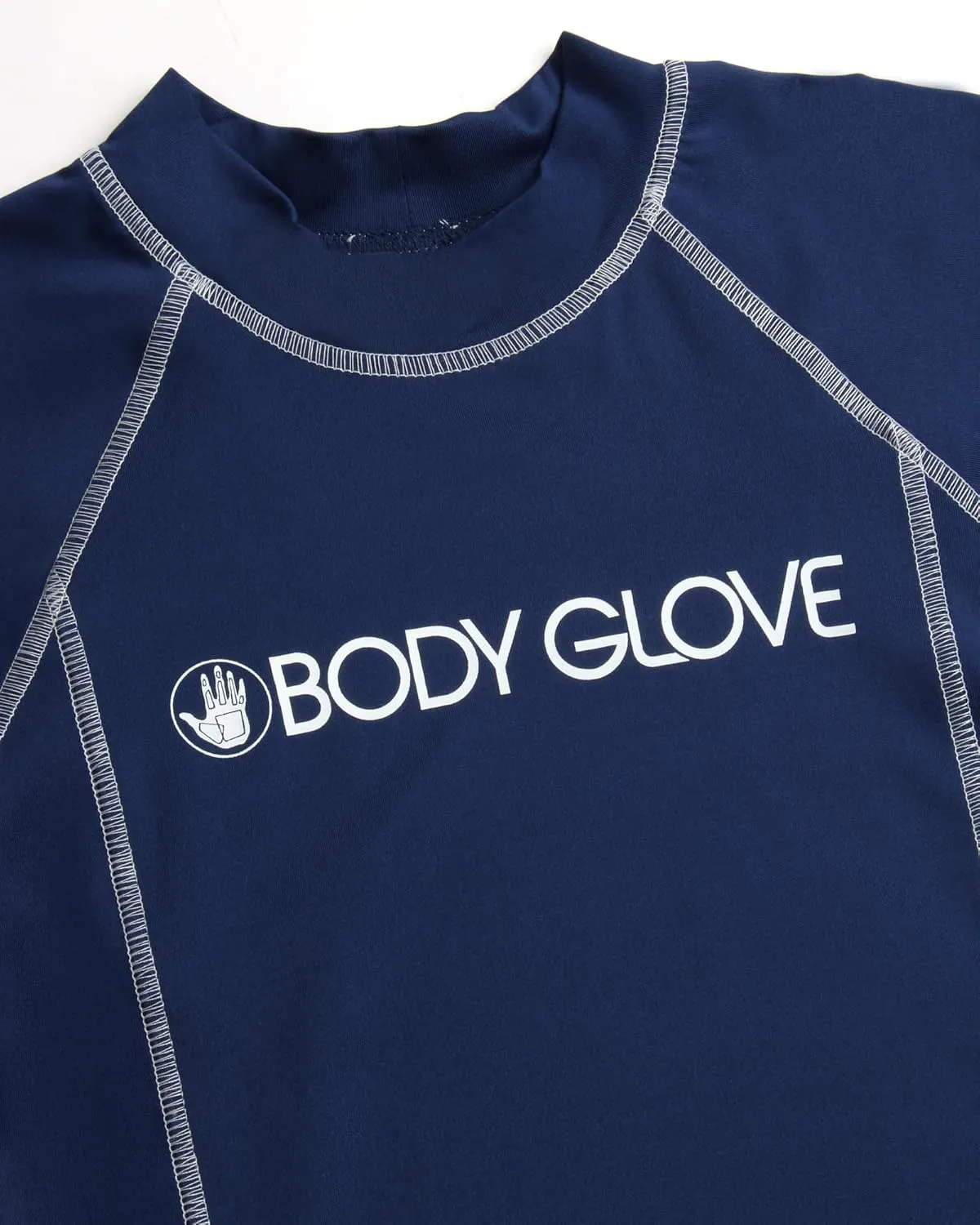 Body Glove Boys Swim Shirt - UPF 50  Quick Dry Sun Protection Short Sleeve Rash Guard for Boys Kids Swimwear (Sizes: 5-14)