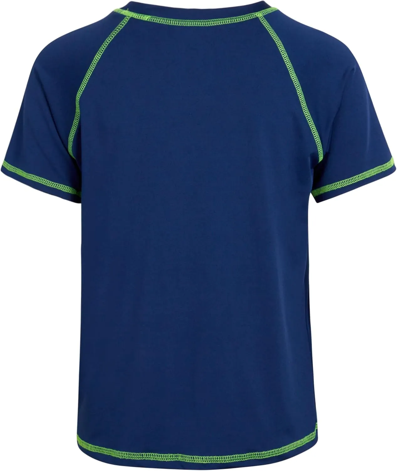 Boys Swim Shirt - Quick Dry Sun Protection Short Sleeve Rash Guard for Boys Surf Youth Kids Swimwear (Sizes: 5-18)