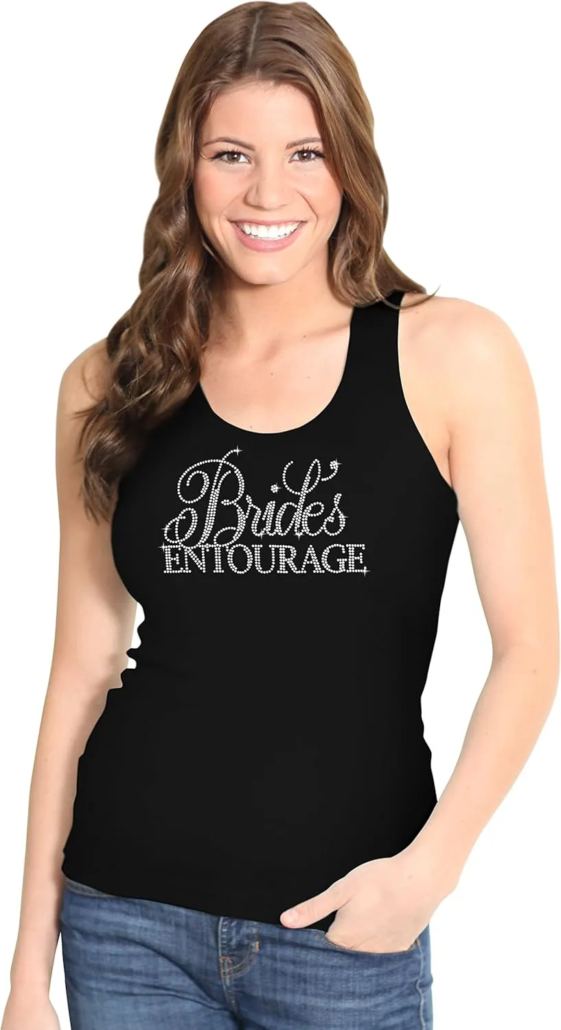 Bride & Bridal Tank Tops - Bridesmaid Maid of Honor Bachelorette Party Entourage Shirts