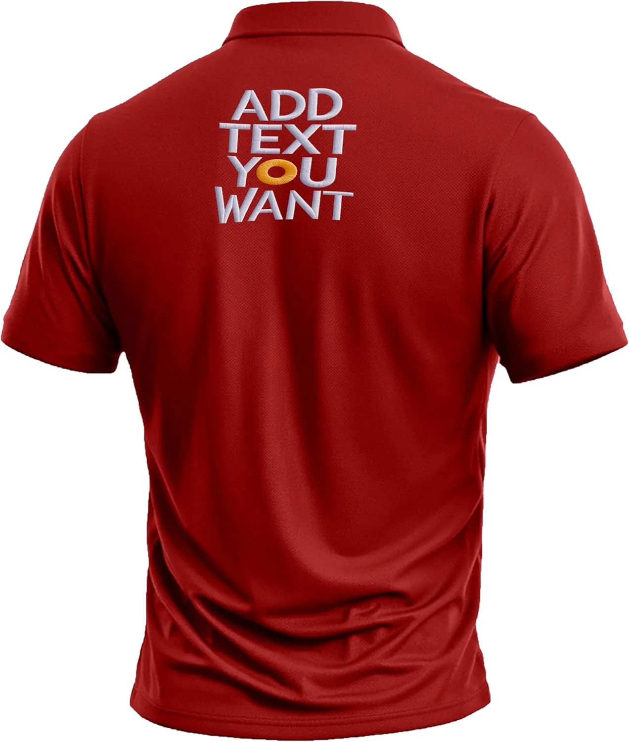 Custom Polo Shirts for Men Design Your Own Golf Jersey Personalized Print/Embroidered Text