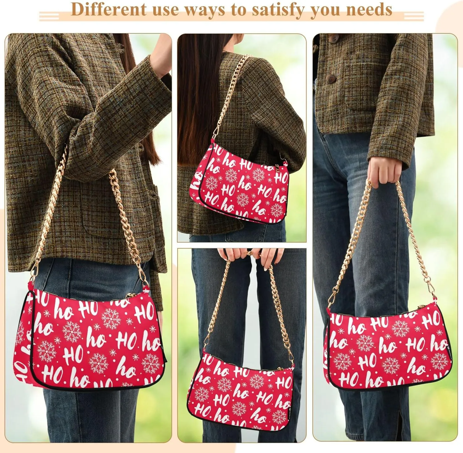 Cute Animal Capybara Medium Purse Hobo Trendy Bag Women's Shoulder Handbag One Shoulder Purse