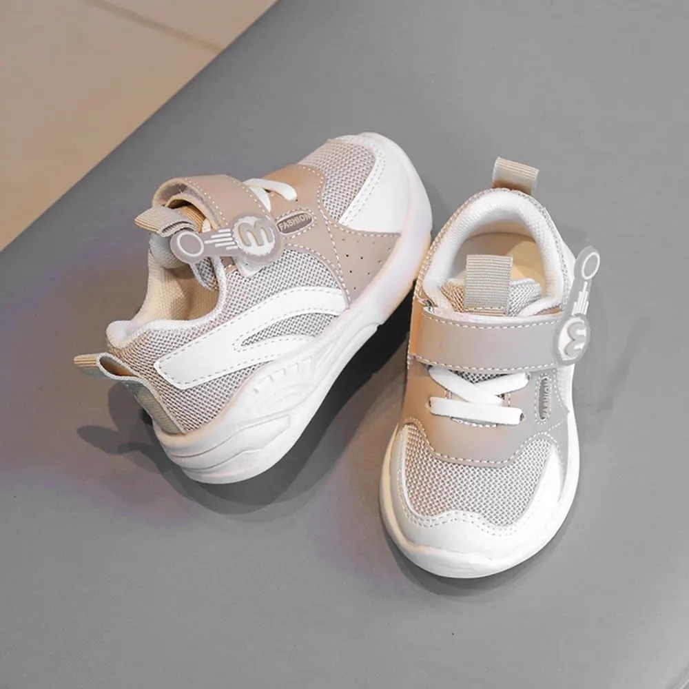 DEEKEY Toddler Boys Girls Tennis Barefoot Shoes Preschool Non Slip Lightweight Breathable First Walking Shoes Running Outdoor Shoes