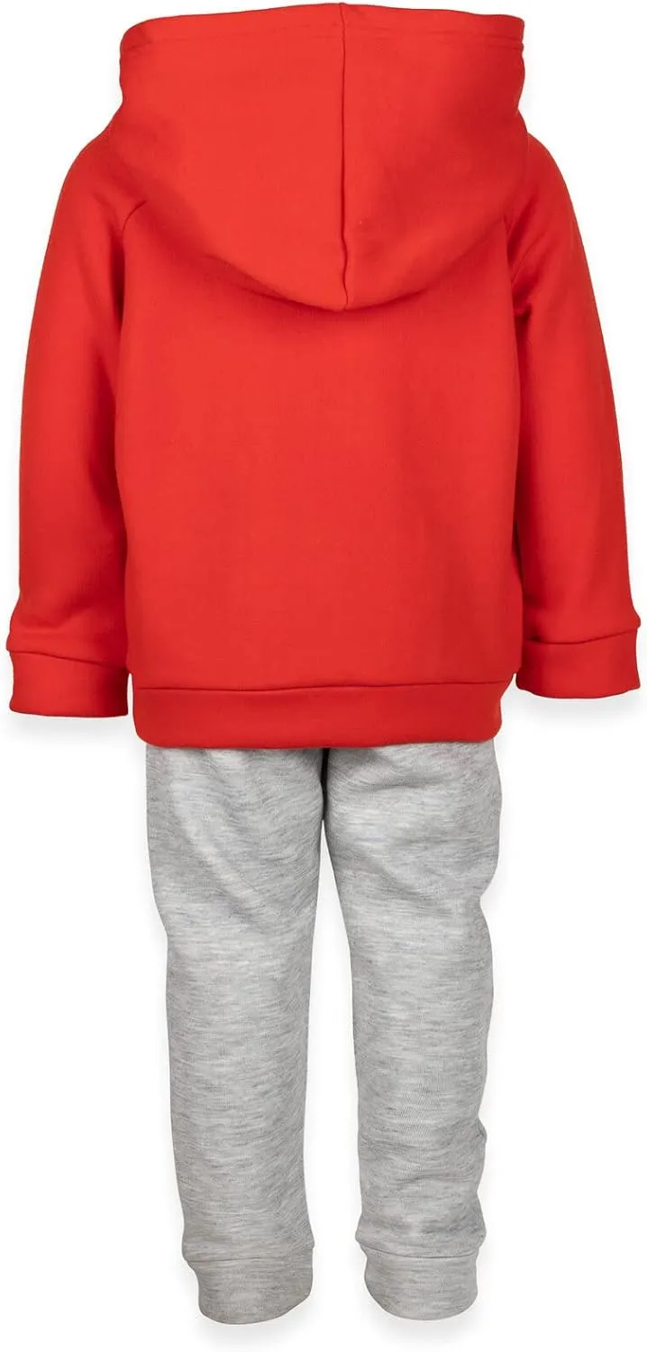 Disney Pixar Cars Lightning McQueen Fleece Pullover Hoodie and Pants Outfit Set Toddler to Big Kid