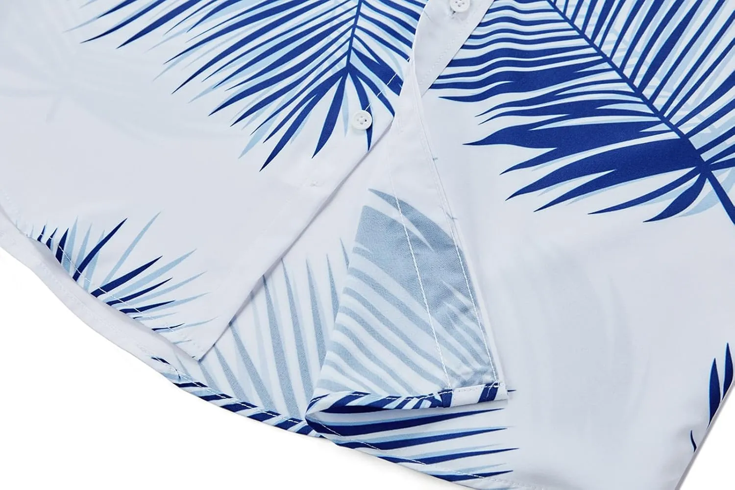 EUOW Men's Hawaiian Shirt Short Sleeves Printed Button Down Summer Beach Dress Shirts