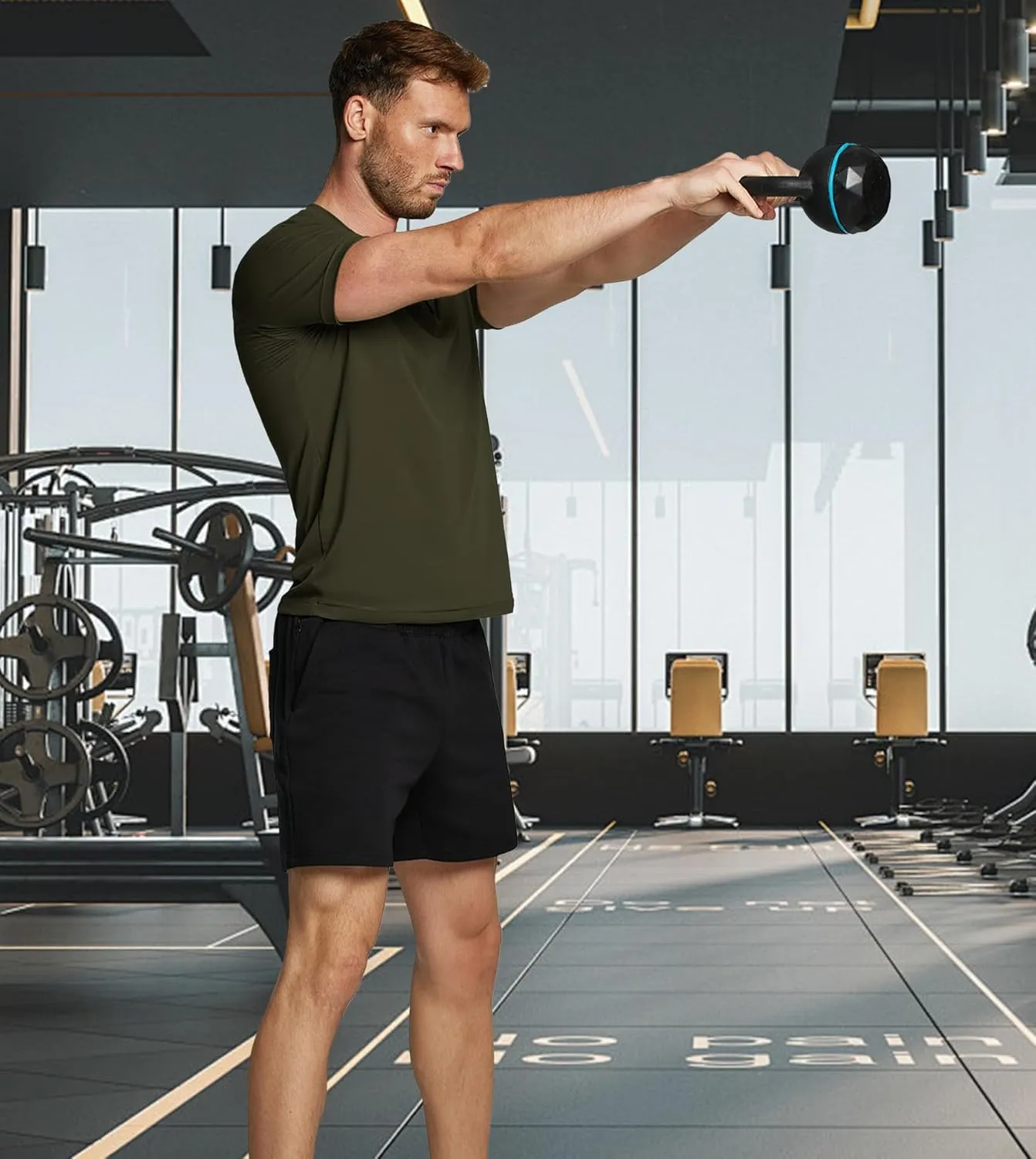 Fioboc Mens Shirts Quarter Zip Short Sleeve Gym Workout Performance Moisture Wicking Athletic Quick Dry Compression Shirt Men
