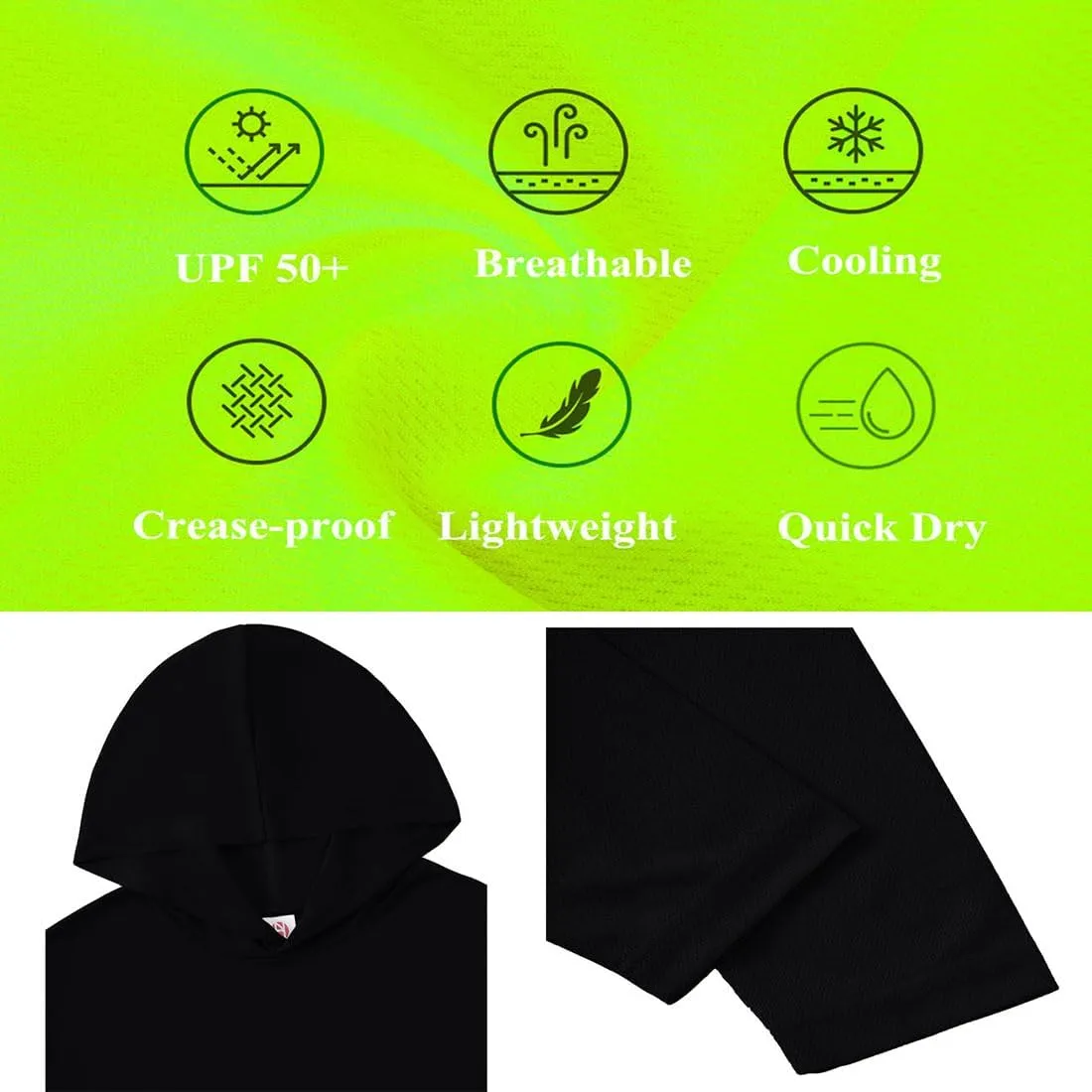 Fishing Hoodies for Men Athletic Lightweight Long Sleeve Shirts Pullover Workout Hoodies