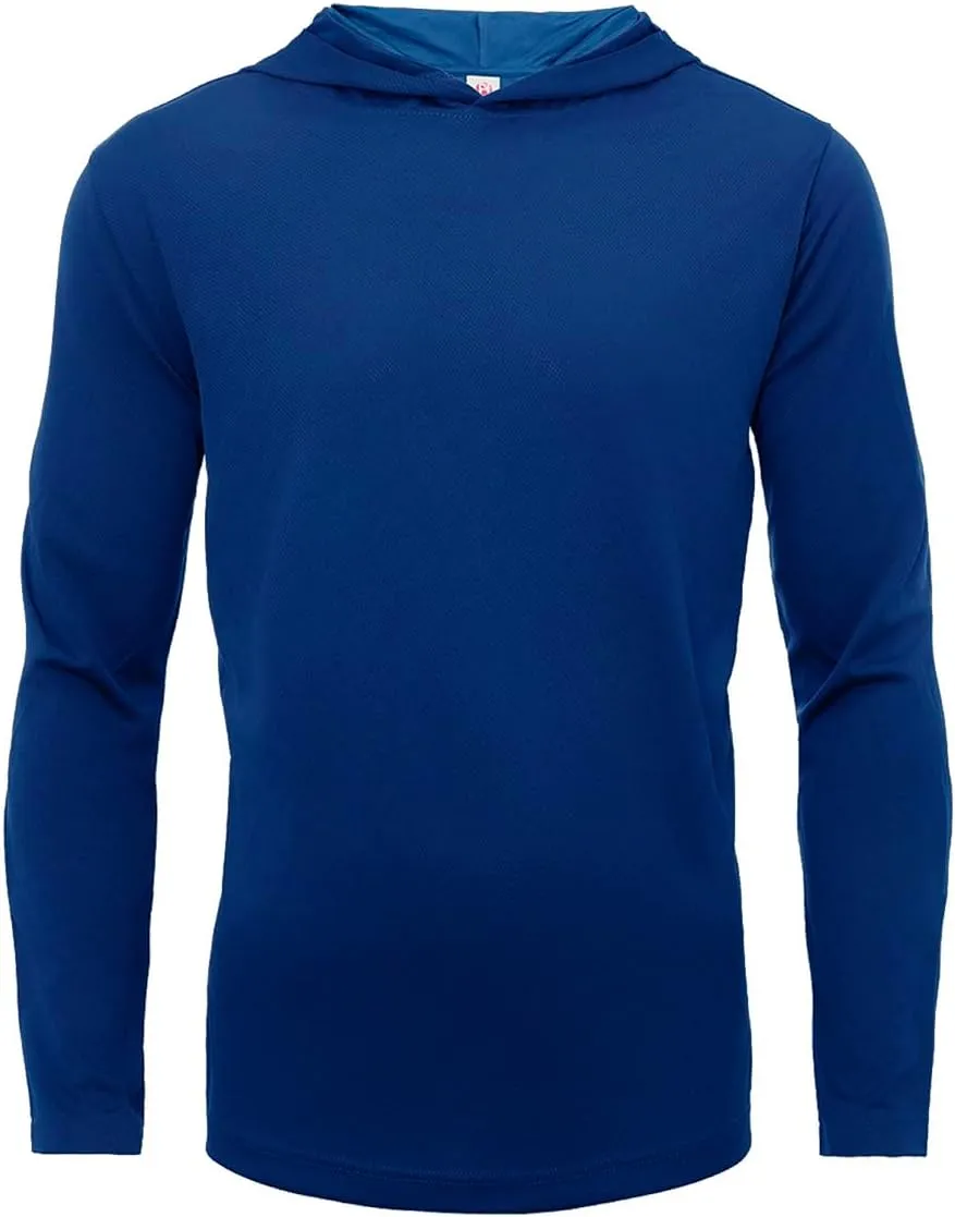 Fishing Hoodies for Men Athletic Lightweight Long Sleeve Shirts Pullover Workout Hoodies