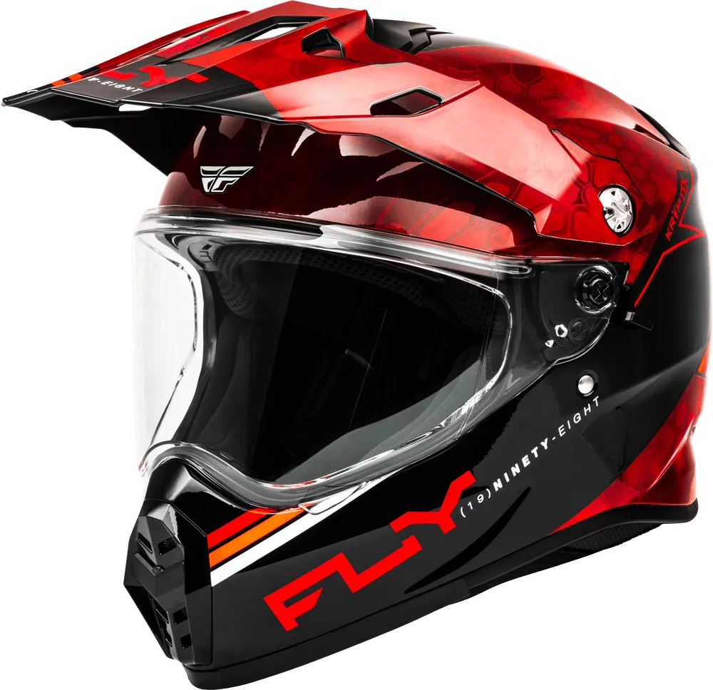 Fly Racing Trekker Kryptek Conceal Helmet Red/Black