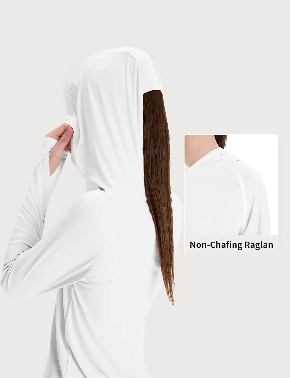 Girl's Rash Guard Swim Shirts Sun Shirt Hoodie UV Protection Long Sleeve Tops Quick Dry Lightweight UPF 50 