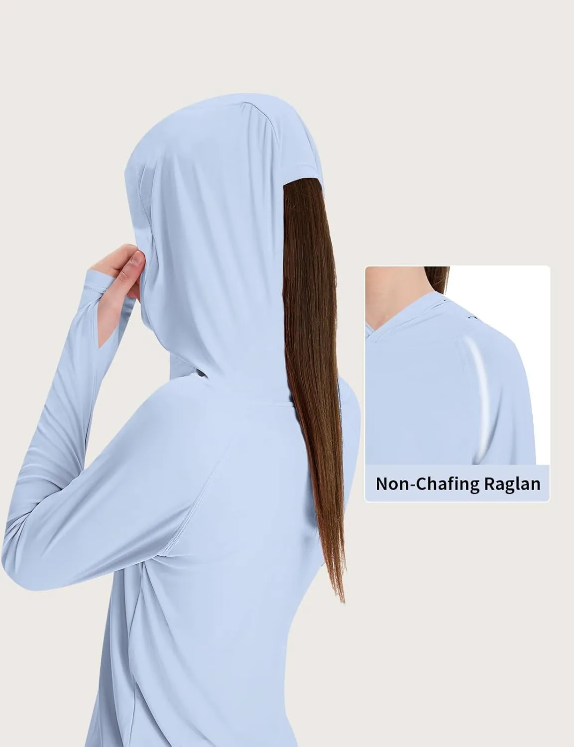 Girl's Rash Guard Swim Shirts Sun Shirt Hoodie UV Protection Long Sleeve Tops Quick Dry Lightweight UPF 50 