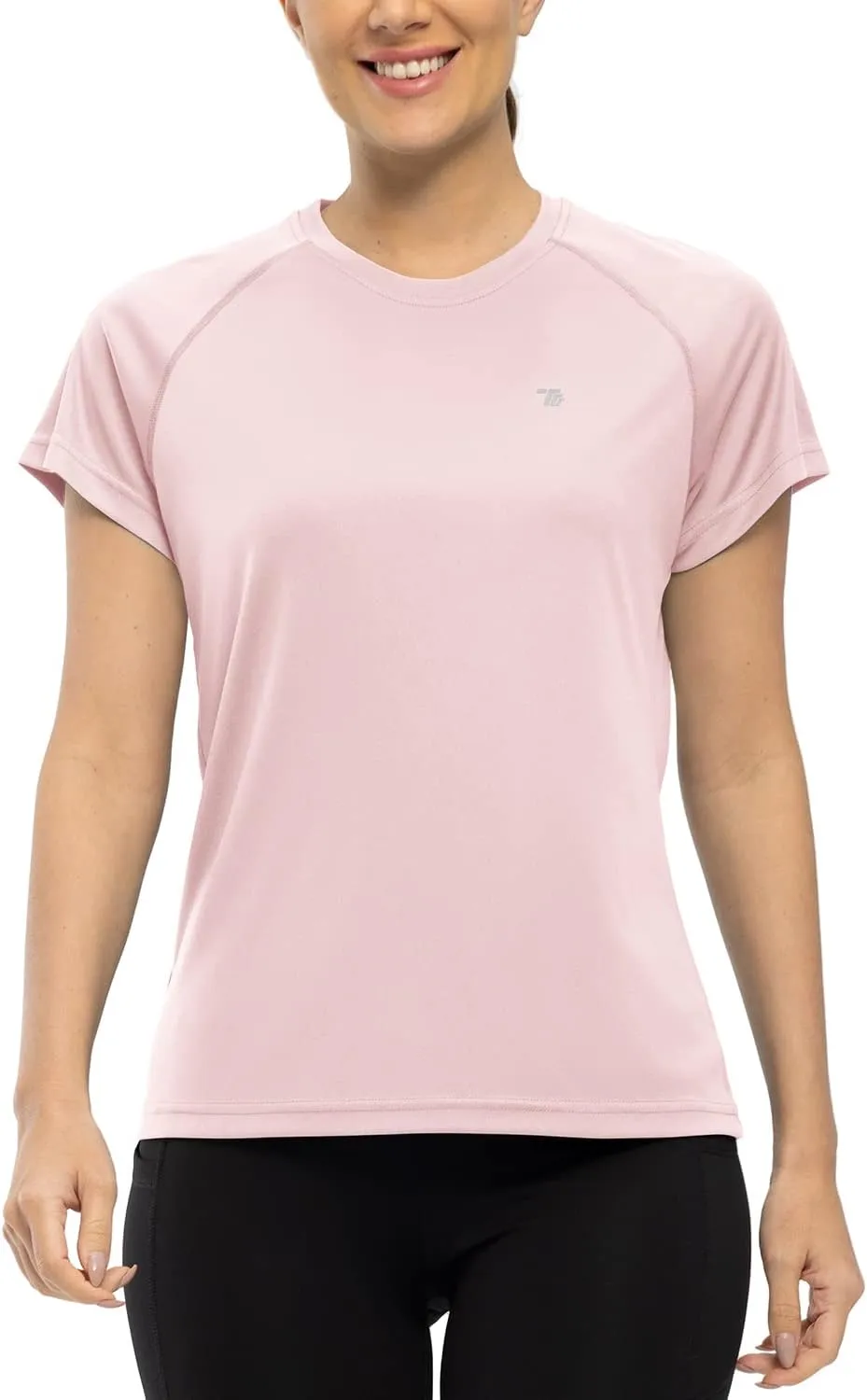 Gopune Women's Short Sleeve Shirts UPF 50  Sun Protection T-Shrit Quick Dry Running Athletic Workout Rash Guard Tops