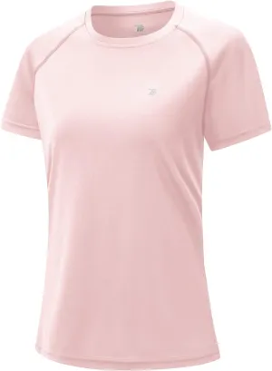 Gopune Women's Short Sleeve Shirts UPF 50  Sun Protection T-Shrit Quick Dry Running Athletic Workout Rash Guard Tops