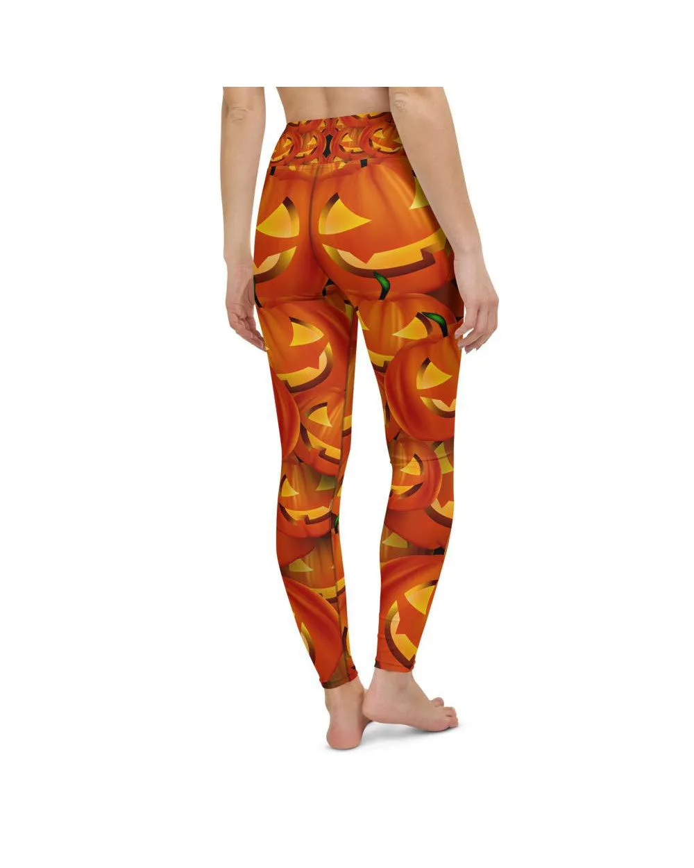 Halloween Pumpkin Yoga Pants