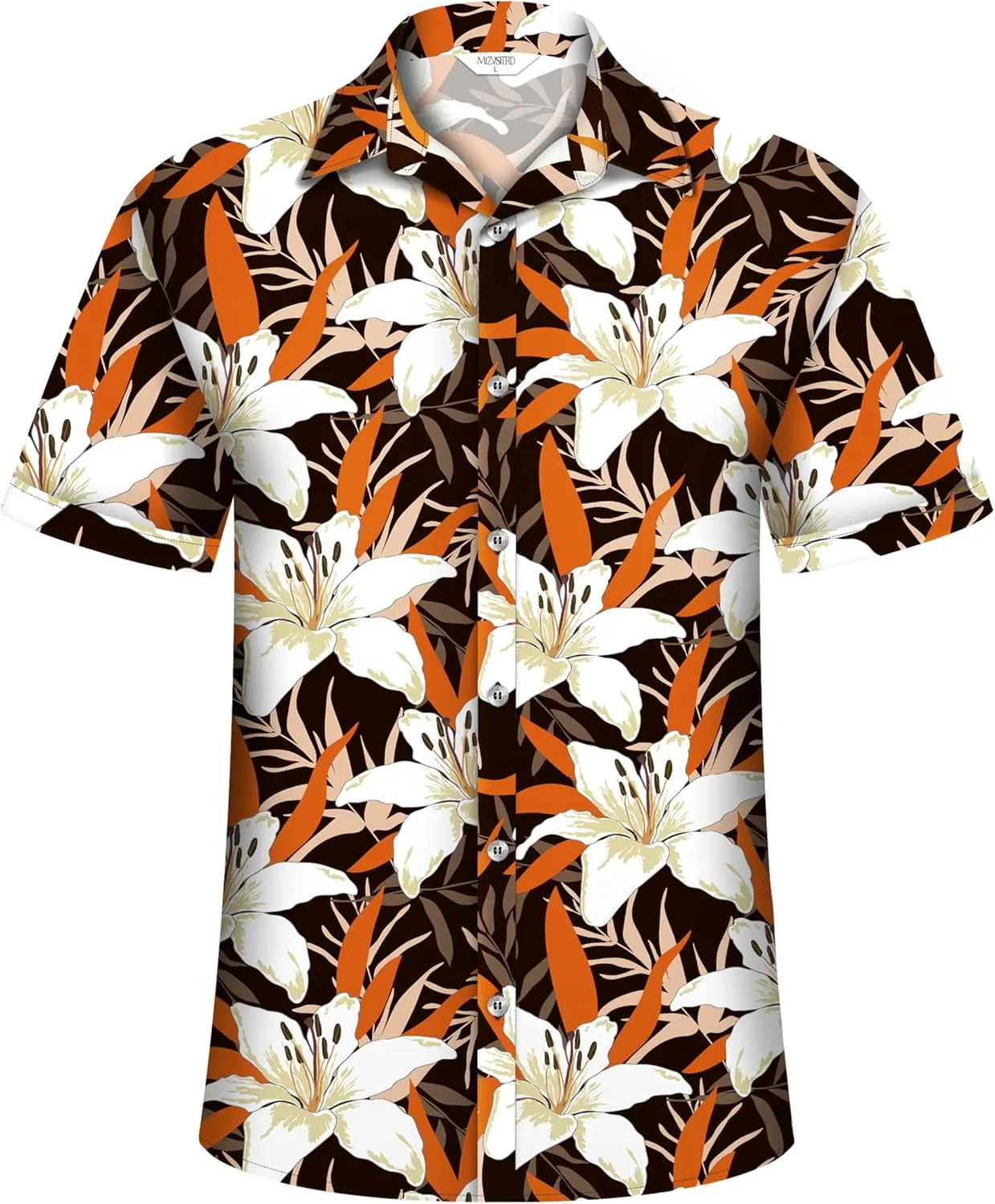 Hawaiian Shirt for Men, Mens Tropical Shirts Short Sleeve, Summer Button Down Vacation Outfits