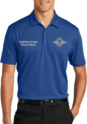 INK STITCH Men K398 Custom Embroidery Add Logo Texts Staff Performance Polo Shirts