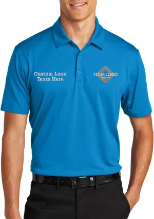INK STITCH Men K398 Custom Embroidery Add Logo Texts Staff Performance Polo Shirts