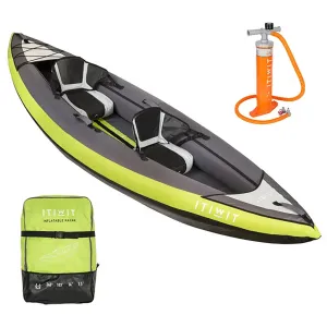 Itiwit Inflatable Recreational Sit-on Kayak with Pump 2 Person