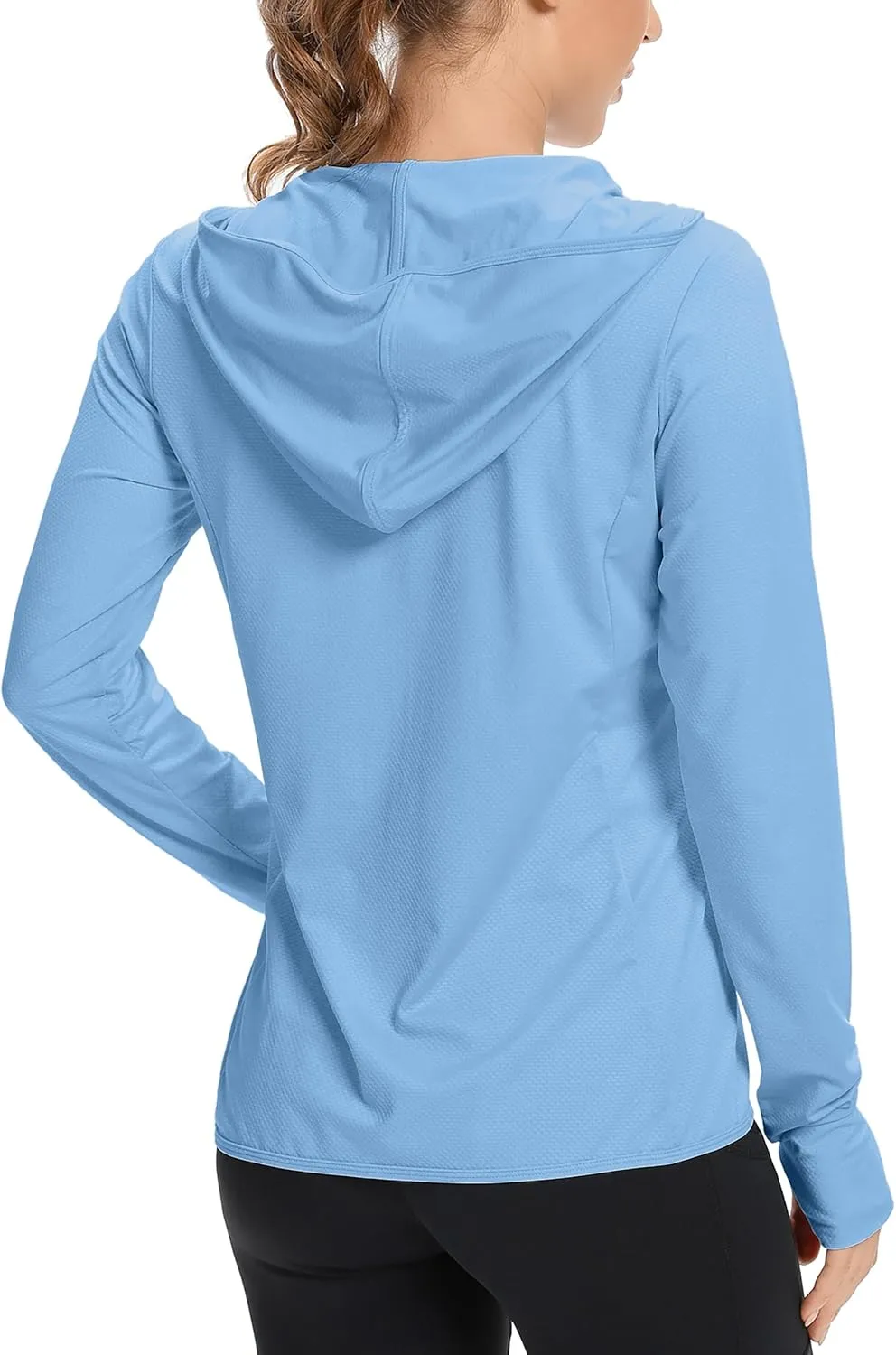 KPSUN Women's UPF 50  UV Sun Protection Clothing Zip Up Hoodie SPF Long Sleeve Sun Shirt Fishing Hiking Outdoor Jacket