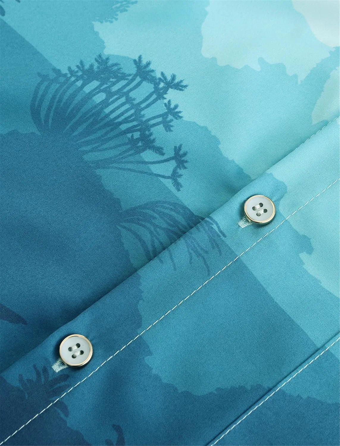 KYKU Men's Casual Button-Down Shirts Hawaiian Shirt Short Sleeve Beach Clothes with Pockets