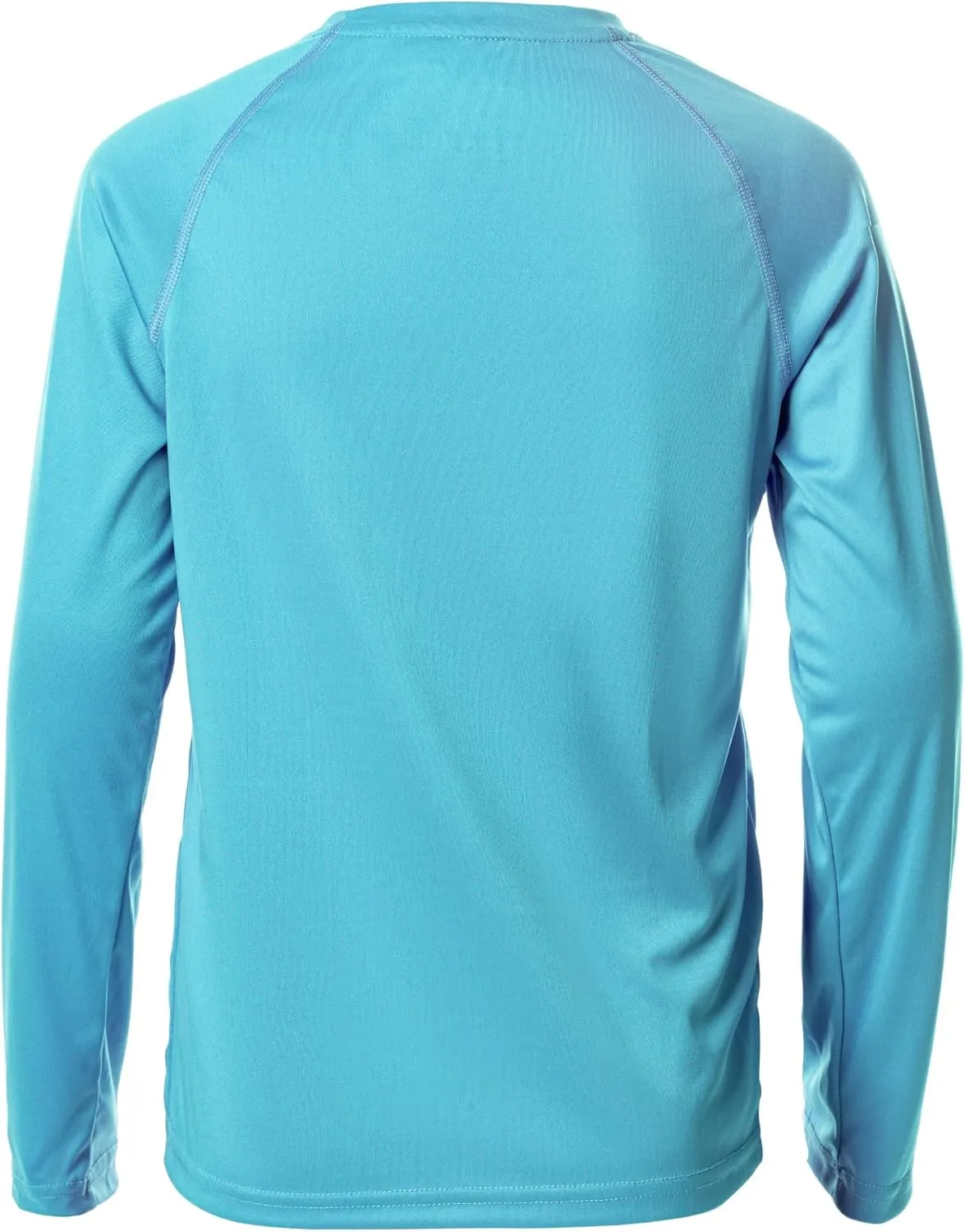 LEAO Boys UPF 50  Long Sleeve Sport Rash Guard Swim Shirt Quick Dry Swimsuit Youth SPF Outdoor Fishing Hiking Sun Shirts