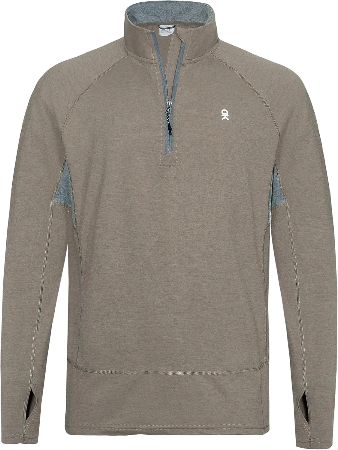 Little Donkey Andy Men's Lightweight Quarter Zip Pullover,UPF 50  Long Sleeve Athletic Shirts for Outdoor Running Golf