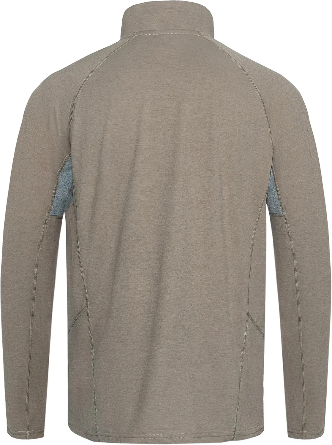 Little Donkey Andy Men's Lightweight Quarter Zip Pullover,UPF 50  Long Sleeve Athletic Shirts for Outdoor Running Golf