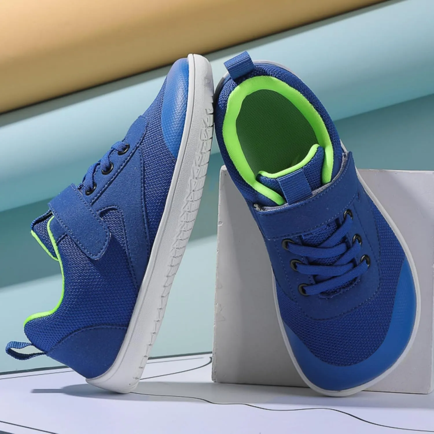 LLTMALL Breathable Mesh Kids Running Shoes - Lightweight Playground Sneakers for Boys & Girls, Non-Slip Gym School Sports Tennis Shoes