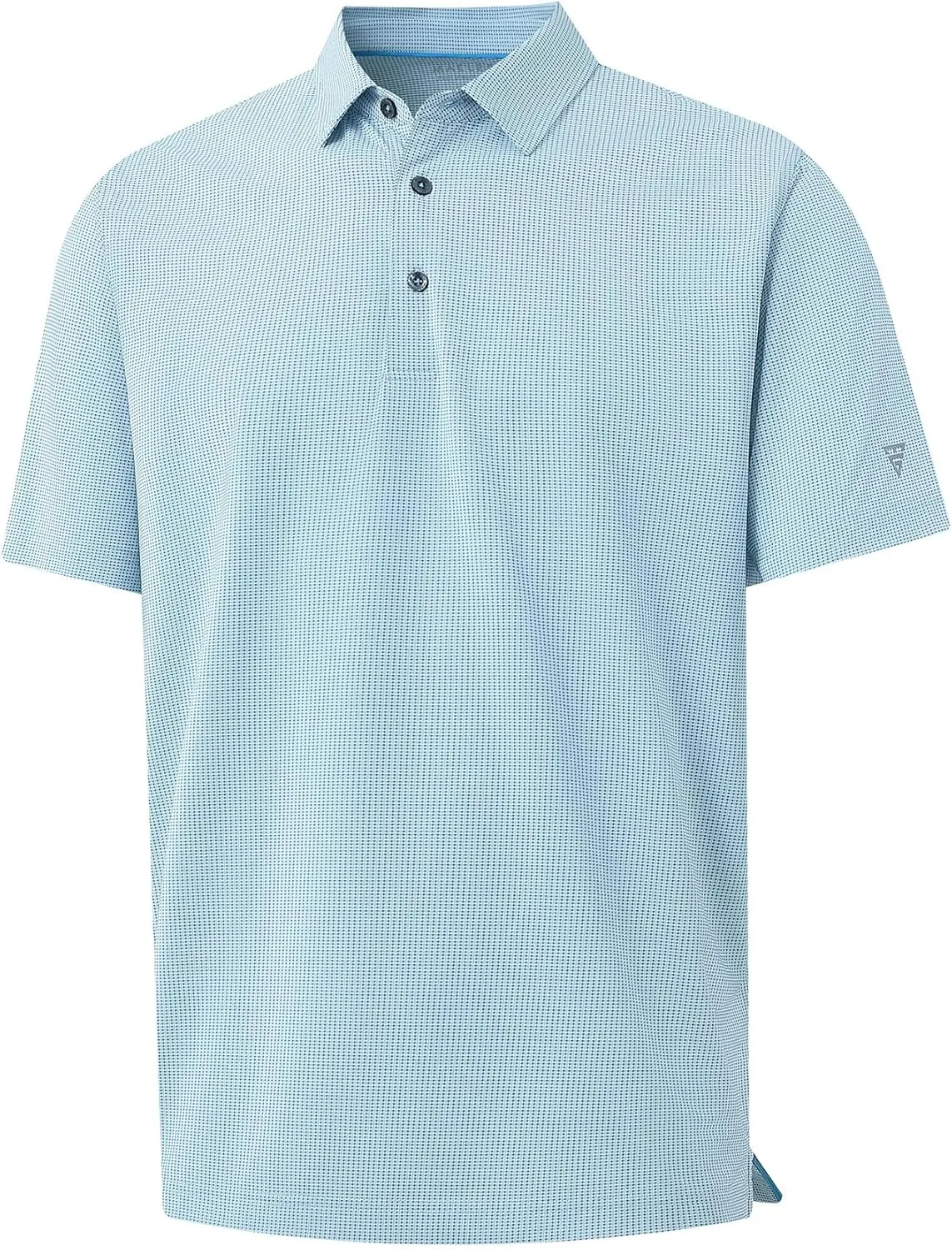 M MAELREG Mens Polo Shirts Short Sleeve Quick Dry Moisture Wicking Athletic Performance Jacquard Collared Golf Shirt for Men