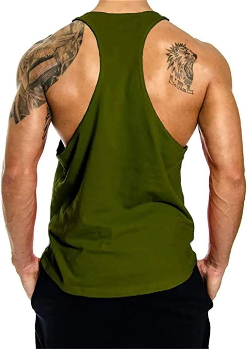 Men's Beast Workout Sport Muscle Tank Tops Gym Bodybuilding Fitness Sleeveless Shirts