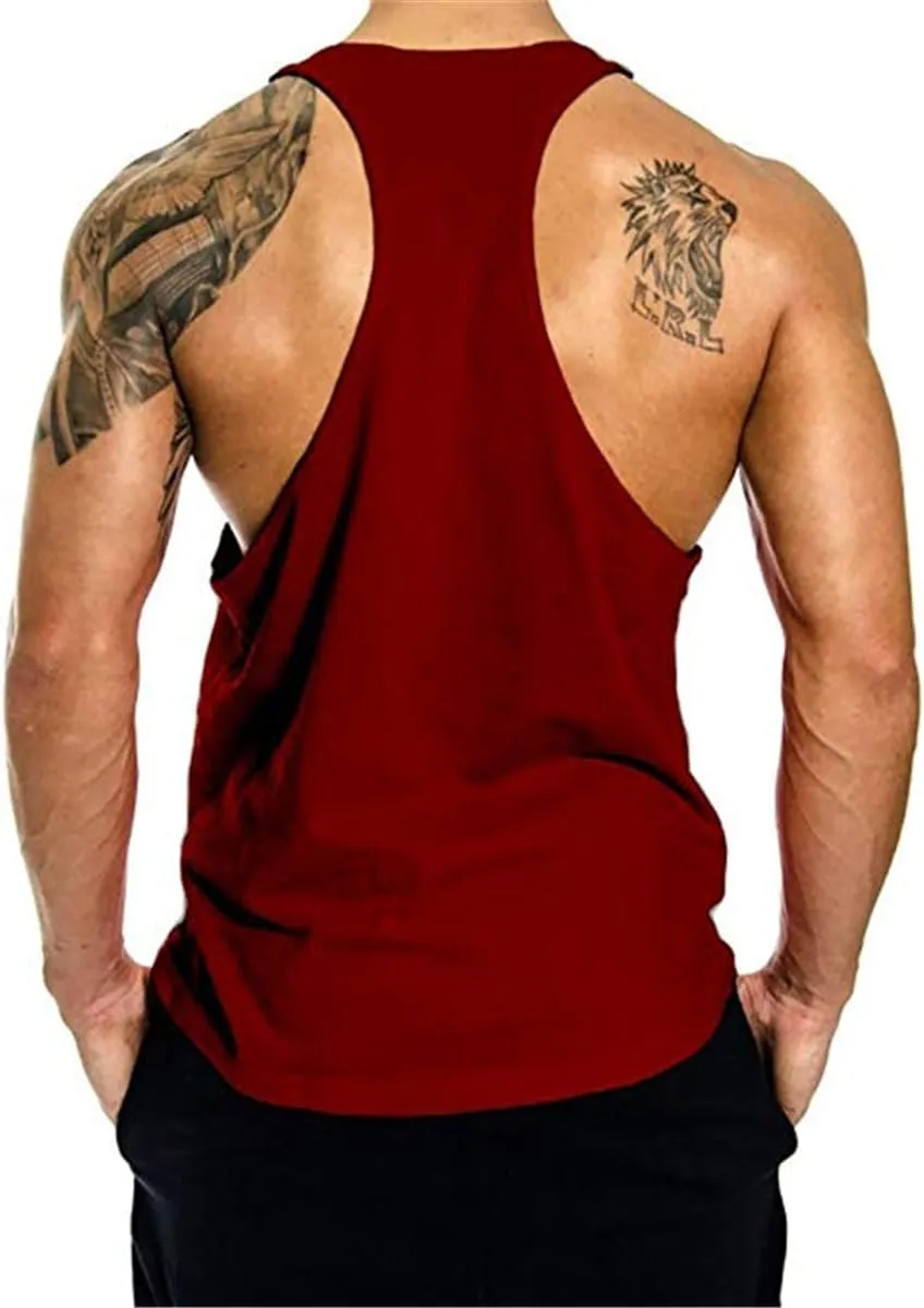 Men's Beast Workout Sport Muscle Tank Tops Gym Bodybuilding Fitness Sleeveless Shirts