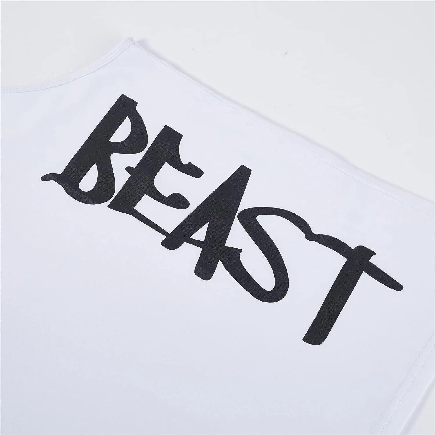 Men's Beast Workout Sport Muscle Tank Tops Gym Bodybuilding Fitness Sleeveless Shirts