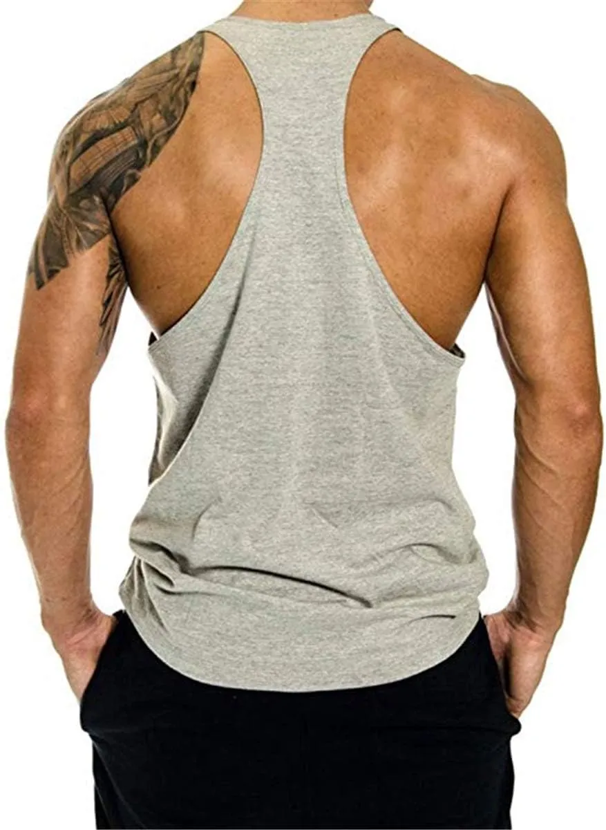 Men's Beast Workout Sport Muscle Tank Tops Gym Bodybuilding Fitness Sleeveless Shirts