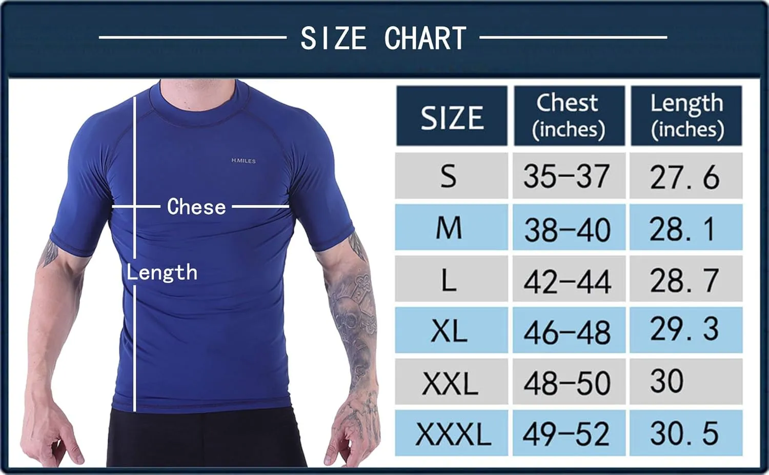 Men's Diving Rash Guard Swim Shirt Loose Fit Athletic Undershirt Quick Dry Surfing Tops UPF 50 
