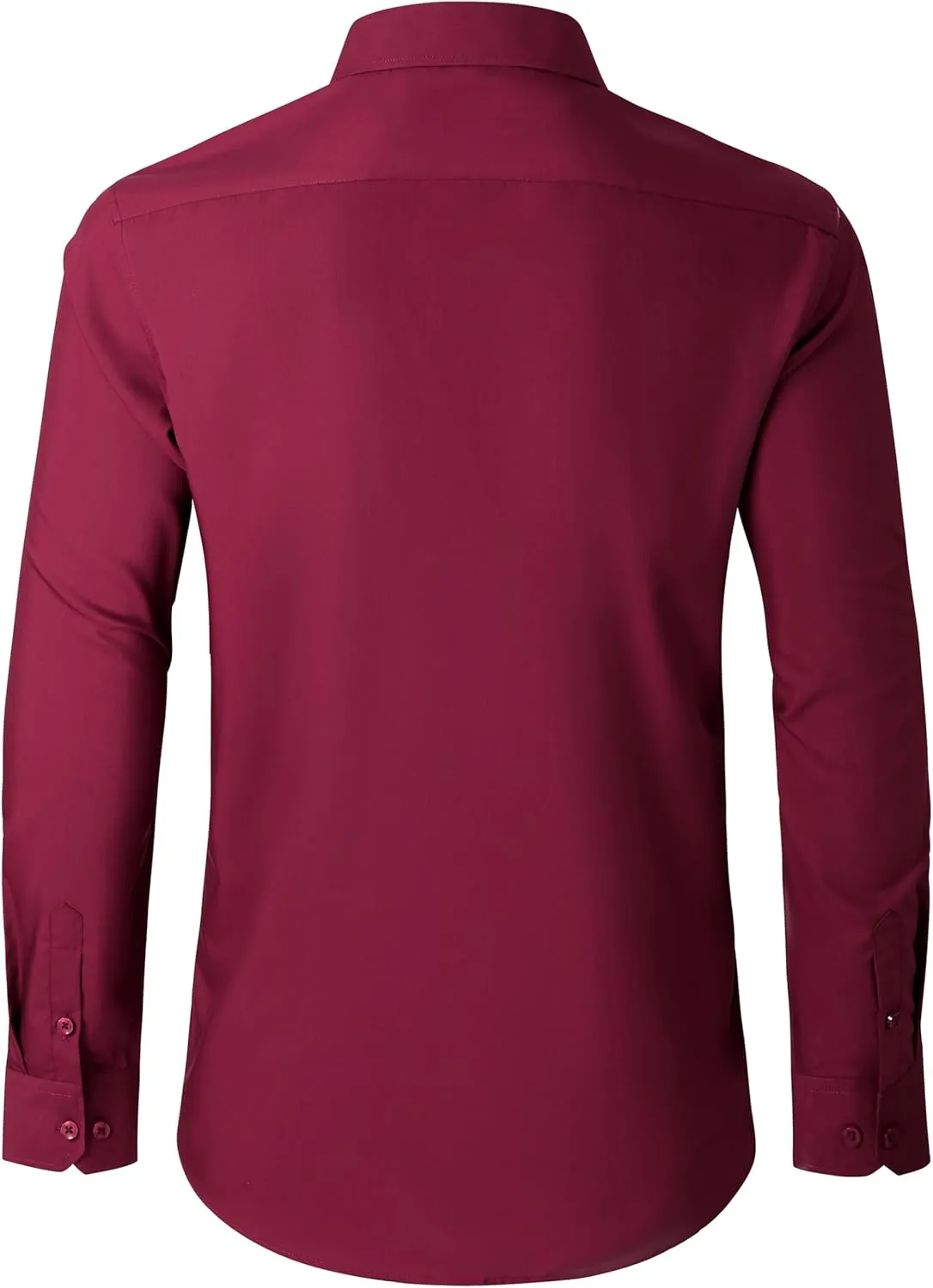 Mens Grade 3.5 Wrinkle-Resistant Dress Shirts Men's Long Sleeve Button Down Work Shirt for Men