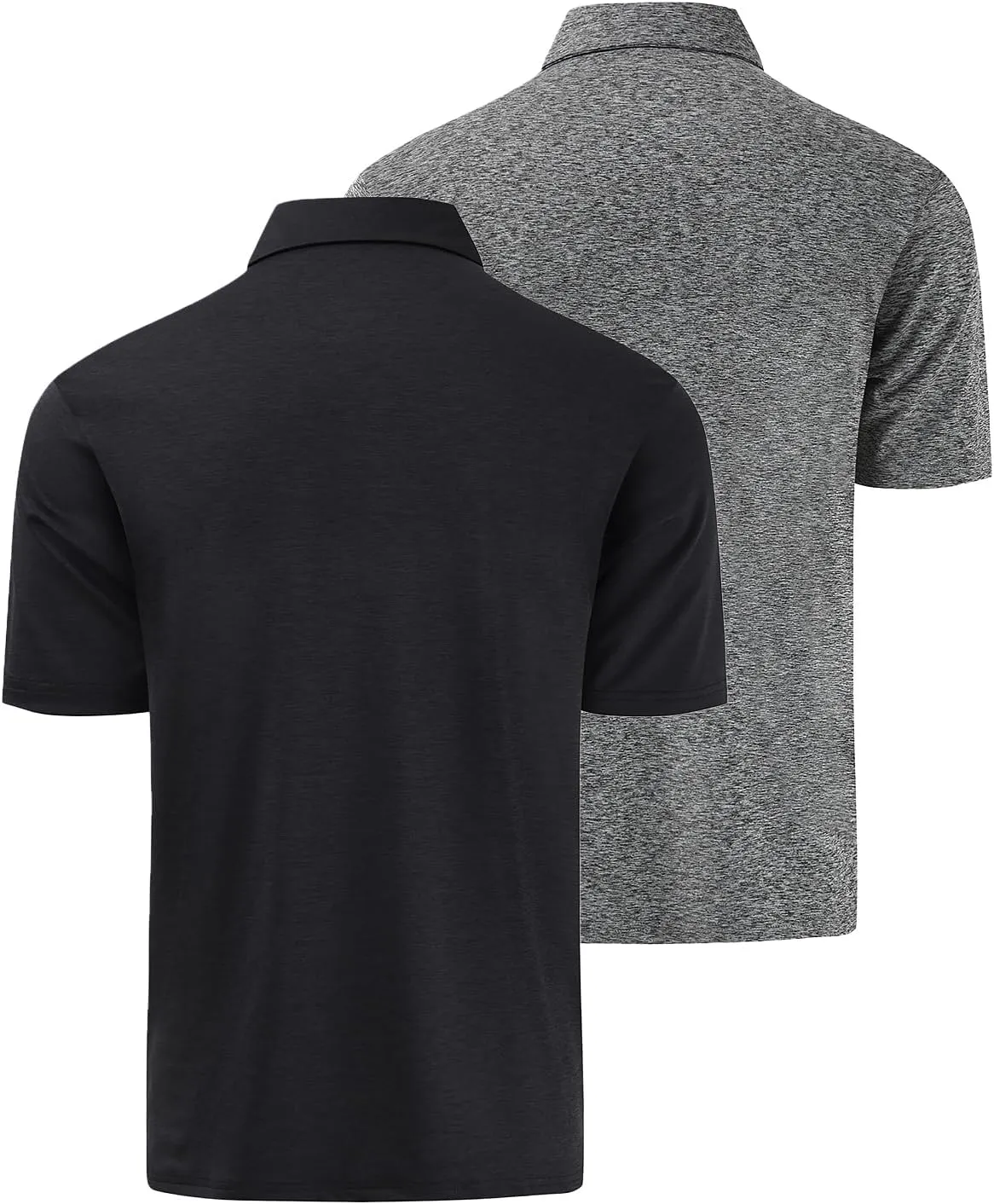 Men's Quick Dry Golf Polo Shirt Moisture Wicking Performance Short Sleeve Athletic Golf Shirts for Men