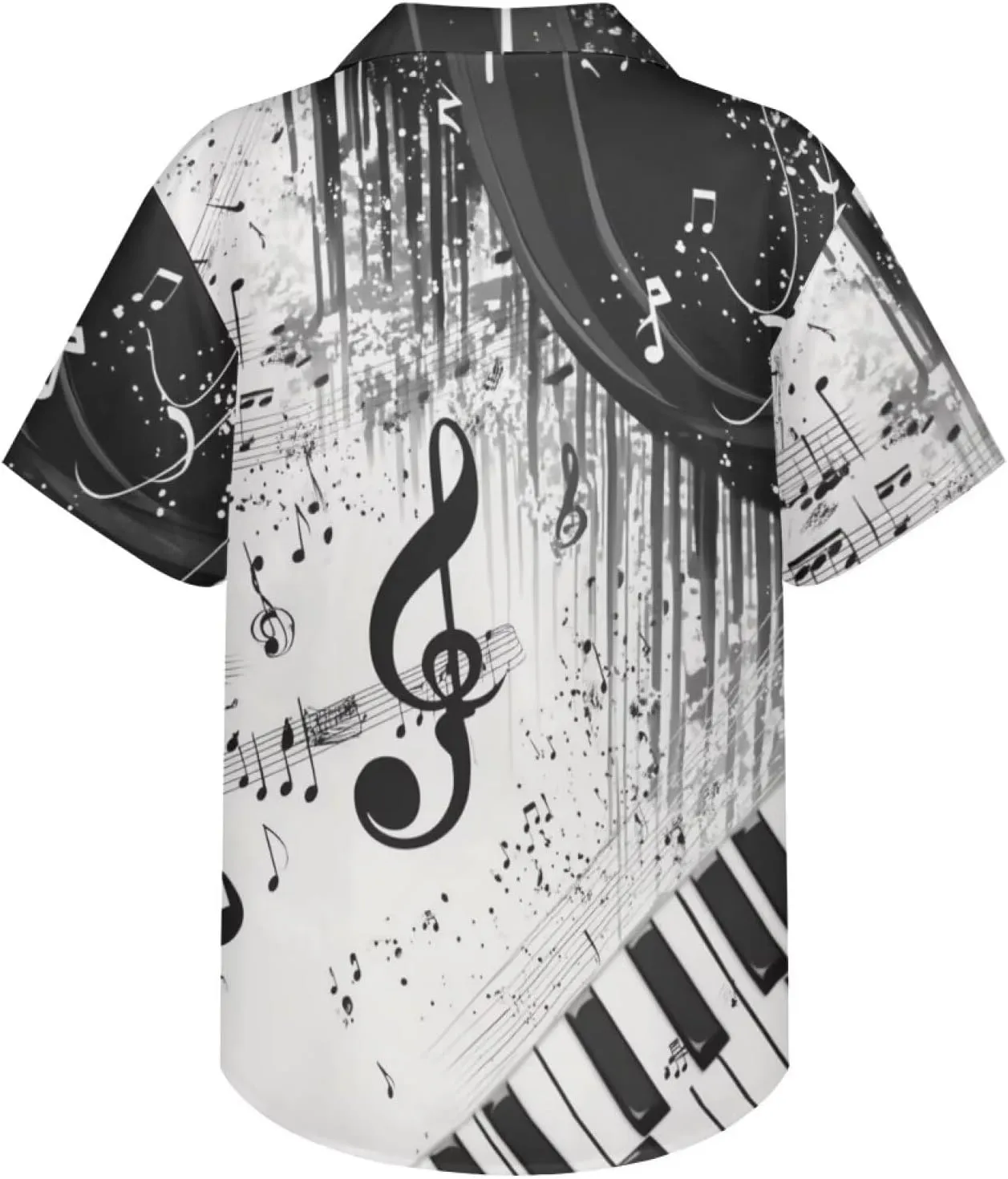 Mens Tropical Shirts Short Sleeve Button Down Shirt, Size 2XS-7XL