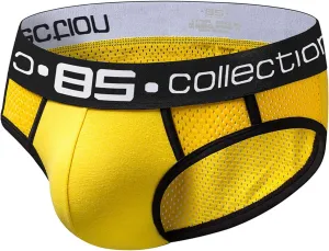 Mens Underwear Boxer Briefs Pack Men's Sexy Underwear Regular Long Spandex Support Pouch