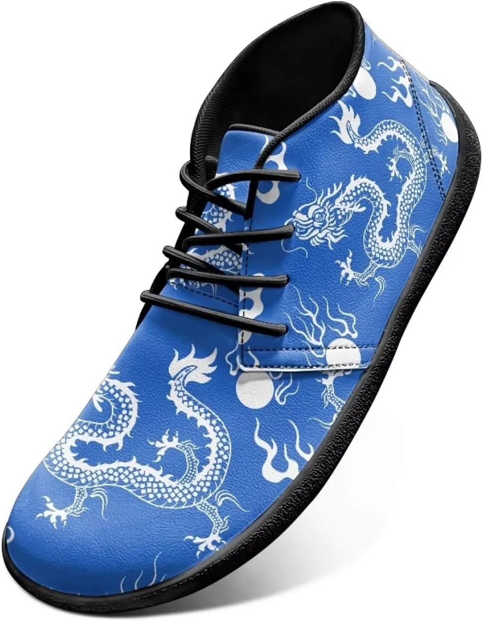 Men's Wide Toe Barefoot Sneakers Slip On Fitness Shoes Lightweight Comfort Outdoor Cycling Shoes for Travel US 5-14 Black Sole