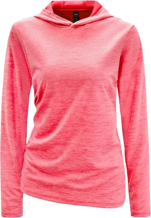 MIER Women's Long Sleeve Workout Shirts Sun Protection Hoodie UPF 50  UV Shirt for Fishing Hiking Running, Lightweight