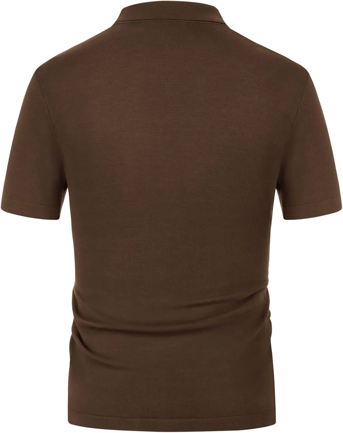 PJ PAUL JONES Men's Contrast 70s Vintage Polo Shirts Short Sleeve Knitwear