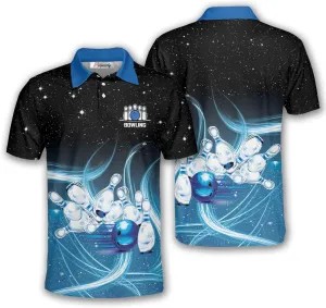 PRIMESTY Bowling Shirts Gift for Bowling Lover, Bowling Shirt for Men Women Polo Team 3D Unisex Jersey Short Sleeve Funny