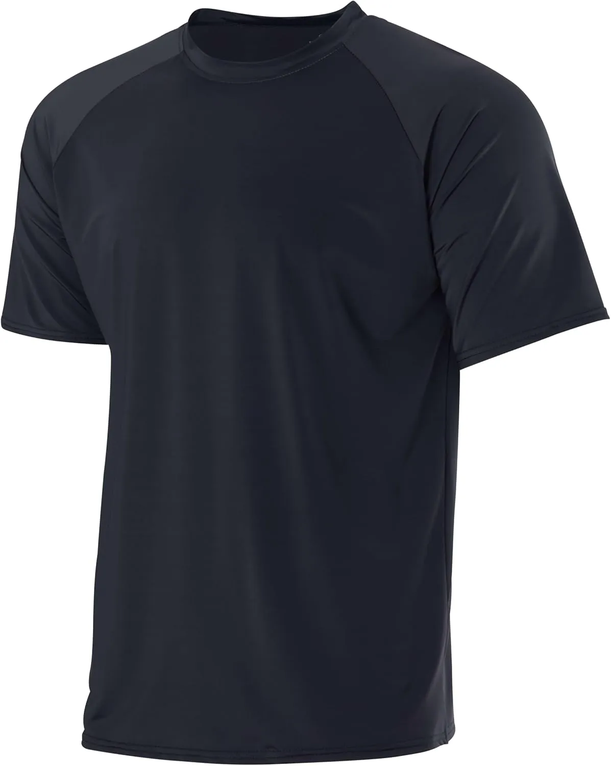 Real Essentials 4 Pack: Boys Short Sleeve Quick Dry UPF 50  Sun Protection Rash Guard Shirt Swimwear Surf Top for Boys