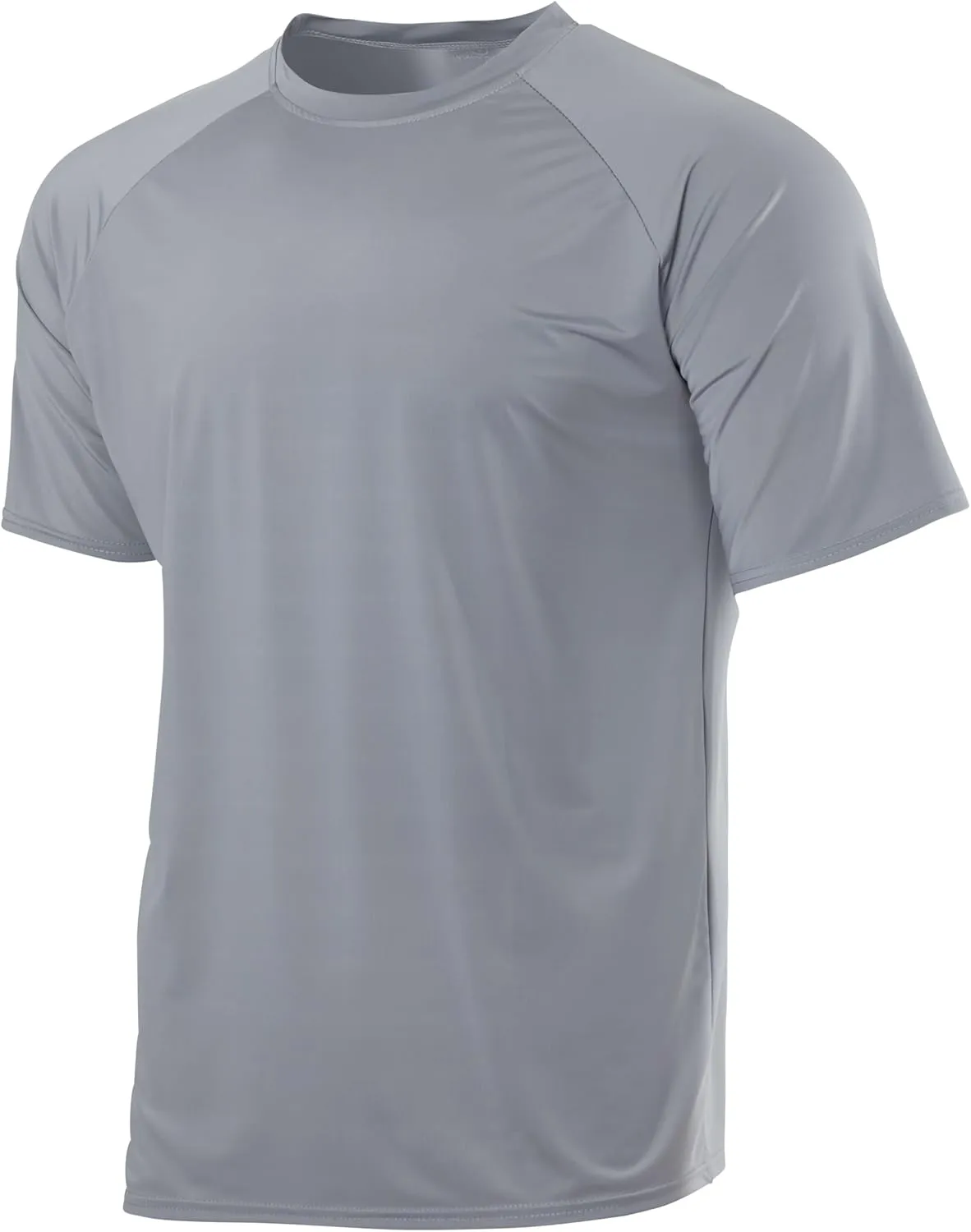 Real Essentials 4 Pack: Boys Short Sleeve Quick Dry UPF 50  Sun Protection Rash Guard Shirt Swimwear Surf Top for Boys