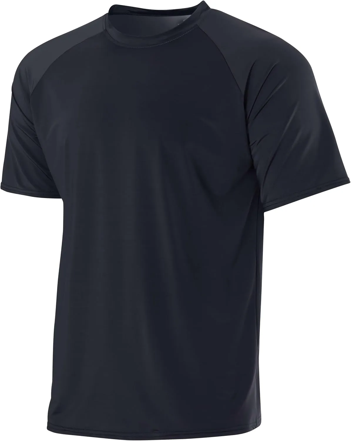 Real Essentials 4 Pack: Boys Short Sleeve Quick Dry UPF 50  Sun Protection Rash Guard Shirt Swimwear Surf Top for Boys