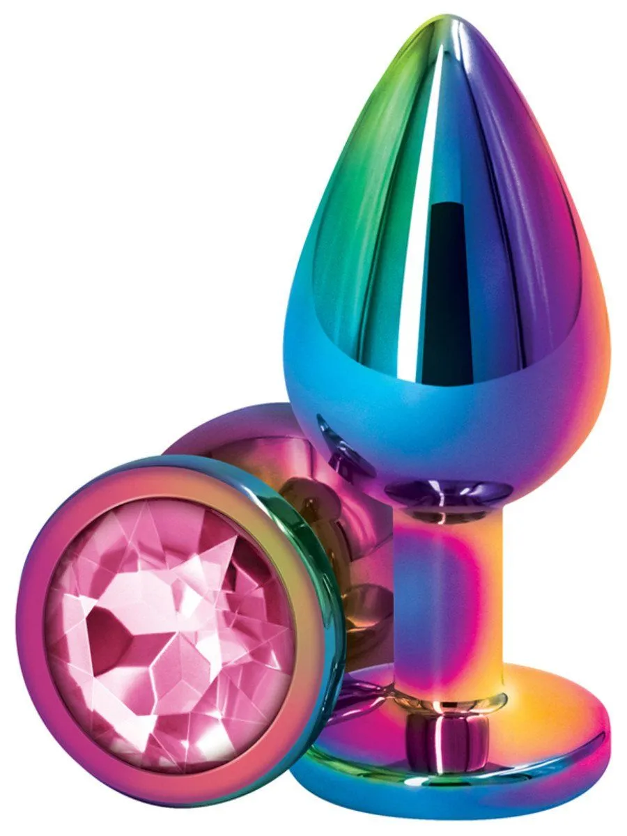 Rear Assets Multicolour Medium Diamond Butt Plug