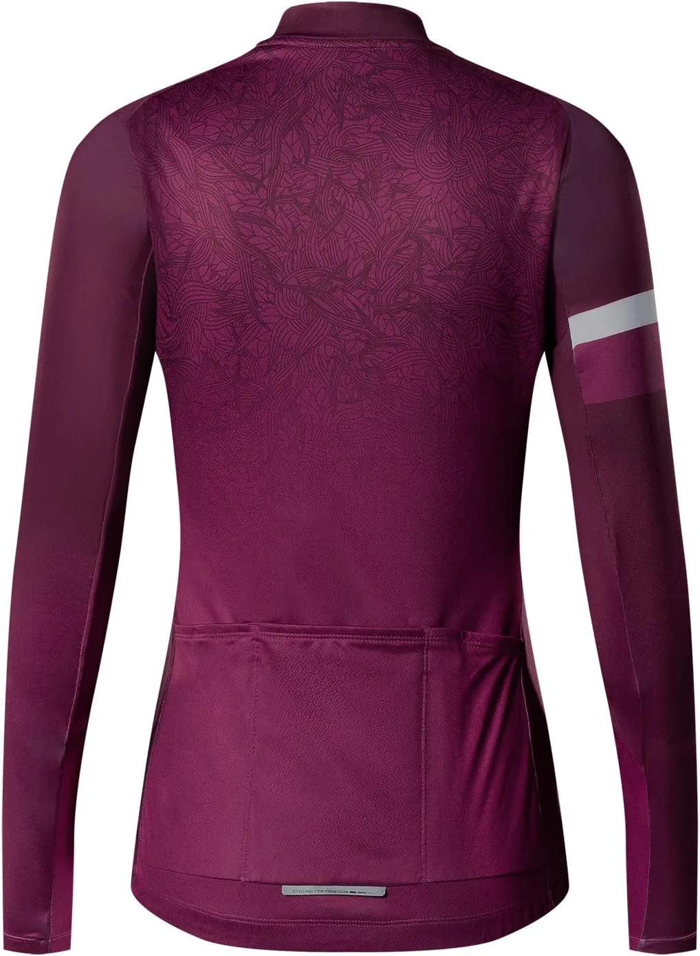 Santic Cycling Jersey Women's Long Sleeve Tops Bike Shirts Bicycle Jacket with Pockets