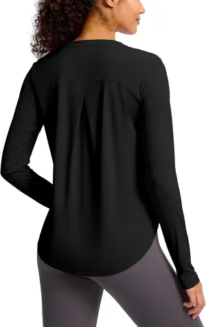 Soothfeel Women's UPF 50  Sun Shirts Long Sleeve SPF UV Protection Rash Guard Lightweight Quick Dry Hiking Workout Tops