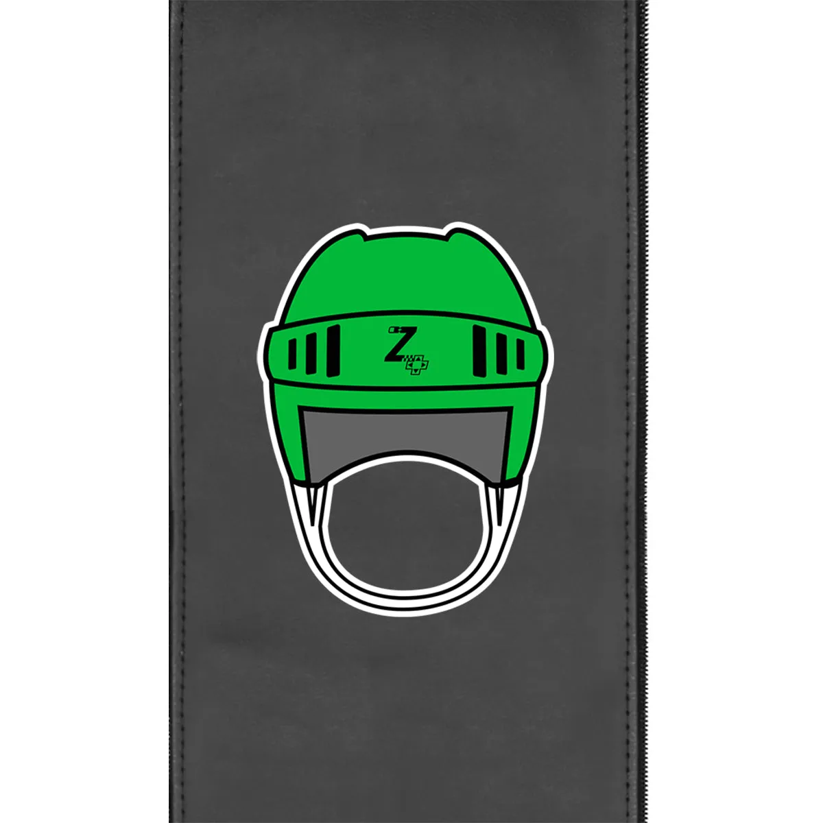 Stealth Recliner with Hockey Helmet Gaming Logo
